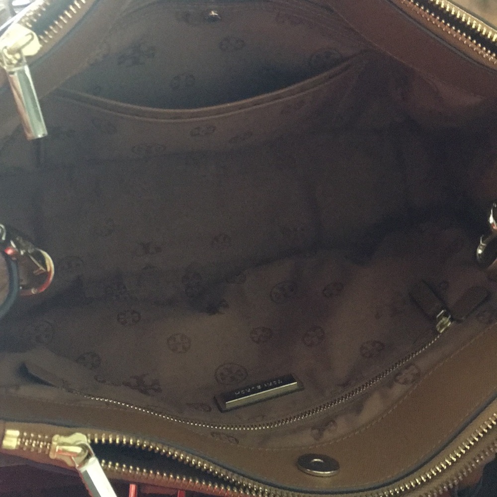 Authentic Tory Burch handbag/Crossbody-Camel Color - Picture 5 of 15